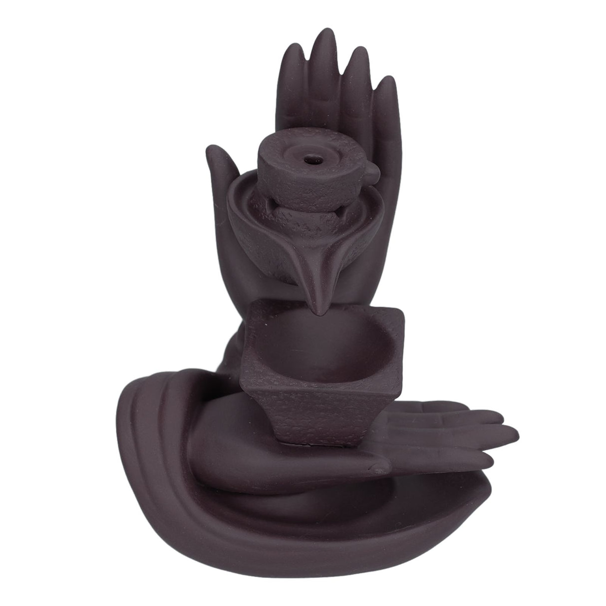 Backflow Incense Burner Smoke Waterfall Ceramic Incense Holder Aroma Burner Home Ornament for Bedroom Decoration