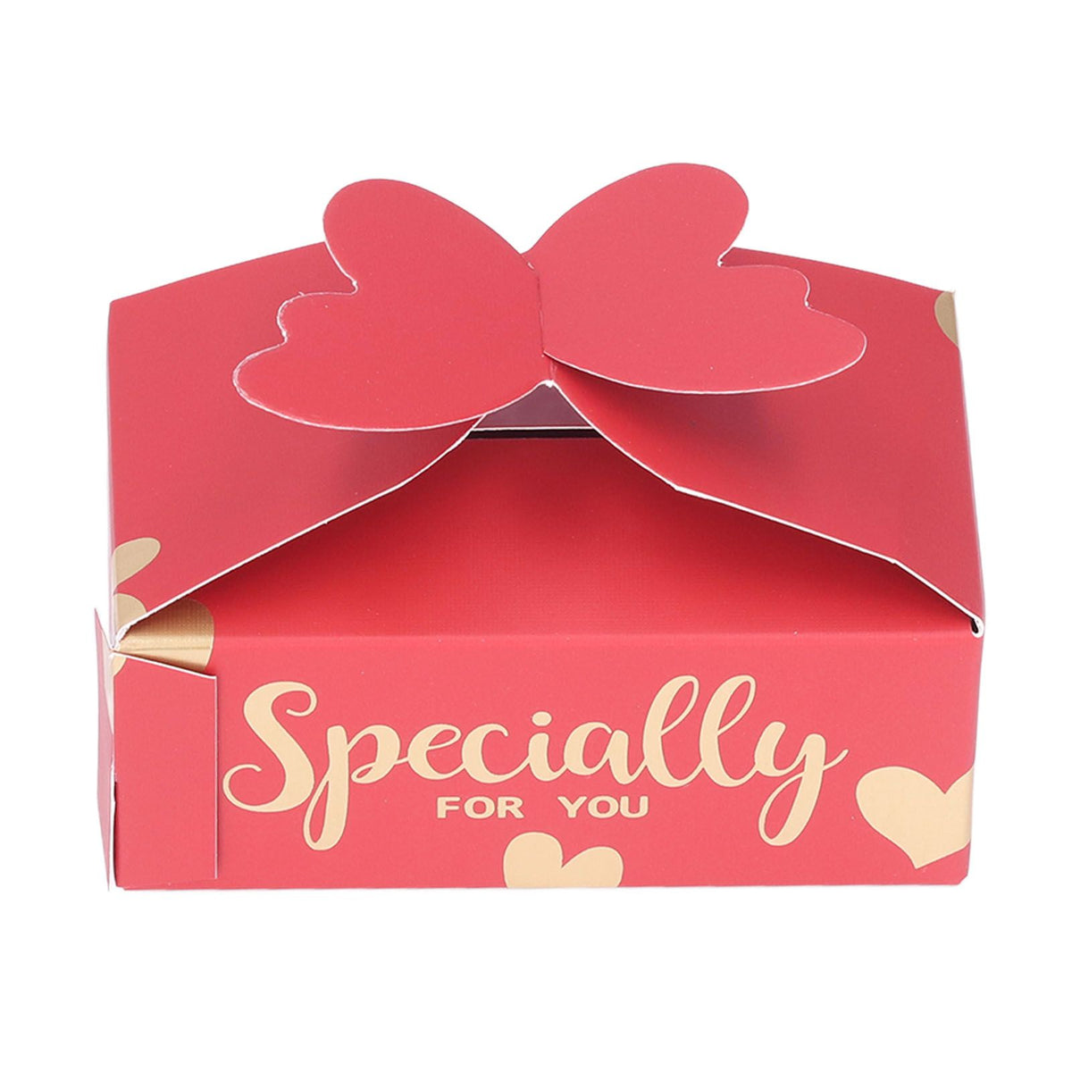 50pcs Favor Boxes Safe Durable Exquisite Lovely Gold Red Compact Portable Wedding Bags for Parties Birthdays