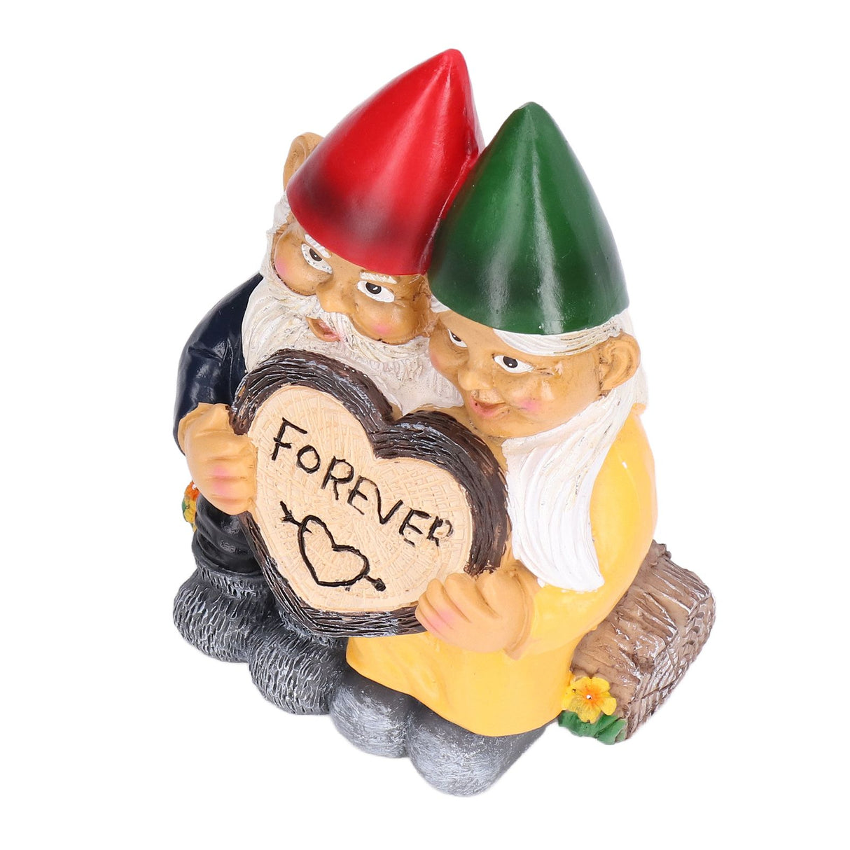 Garden Gnome Couple Statues Figurine Household Resin Art Home Desktop Dwarf Sculpture for Home Decor Ornaments