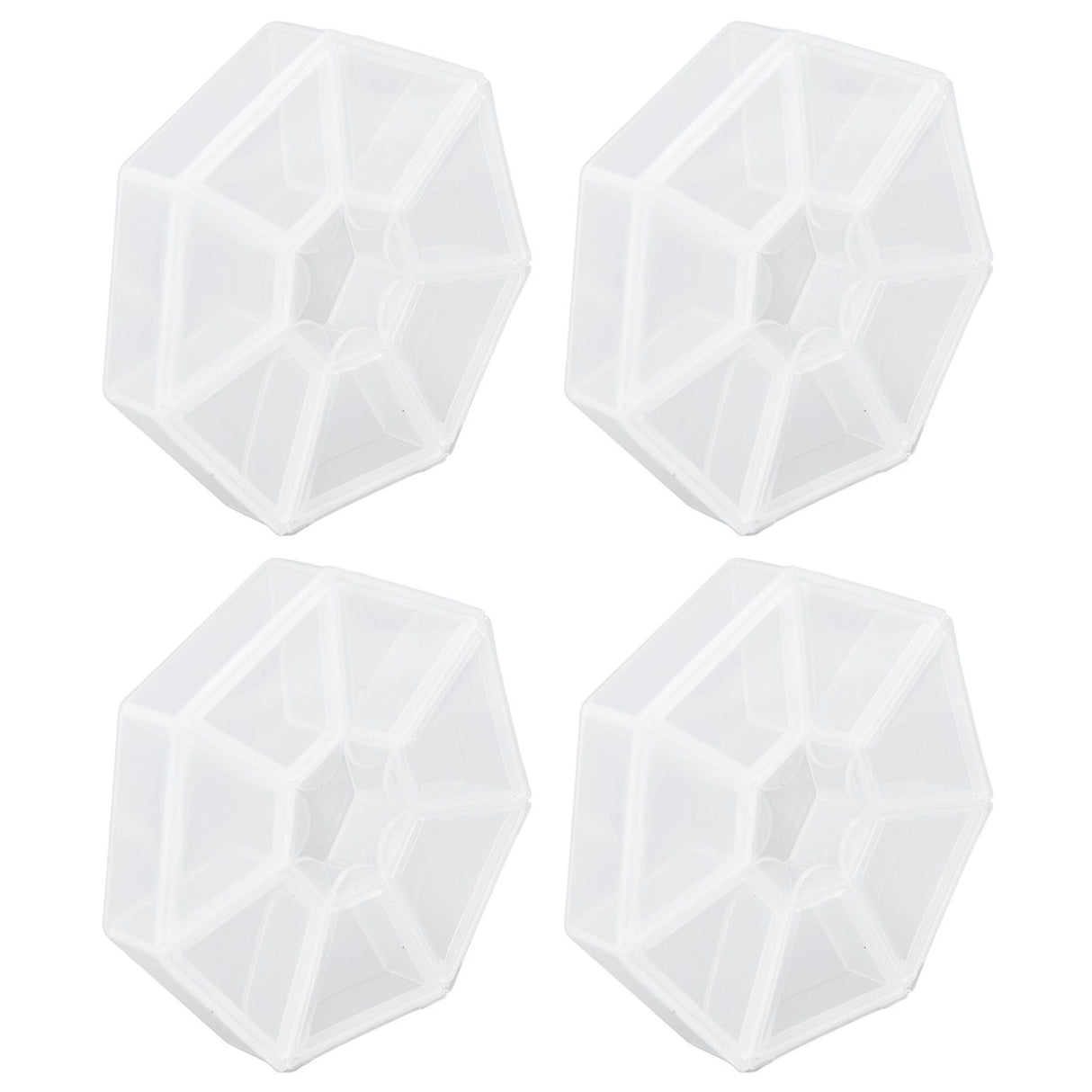 7 Grids Storage Box Clear Plastic Organizer Containers for Fishing Jewelry Pills