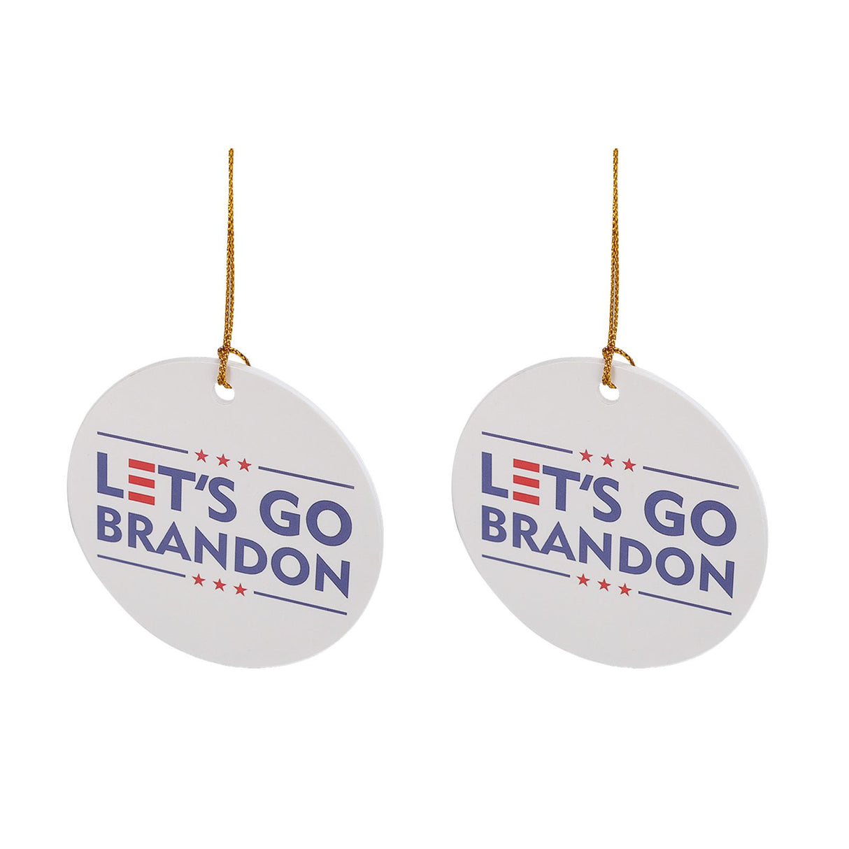 2Set Innovative Ornament Ceramic Christmas Tree Hanging Pendant for Party Wedding Decoration