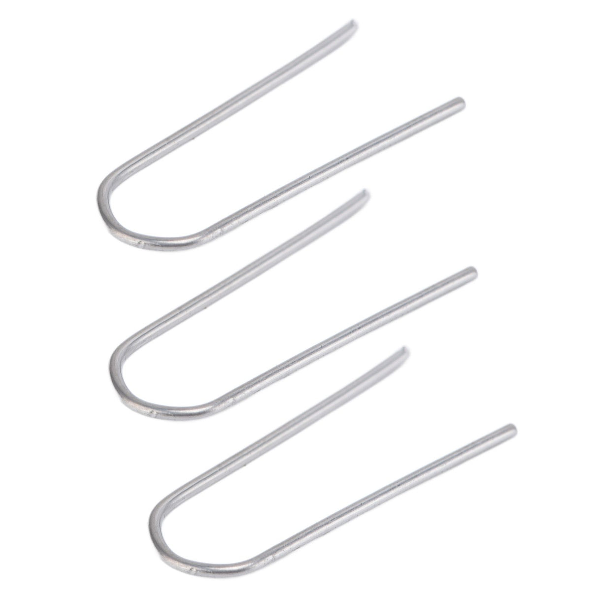 200 Pcs Wire Jump Rings Nickel Chromium Alloy U Shaped Ring Hook for Pendants Ceramic Jewelry Glass Melting