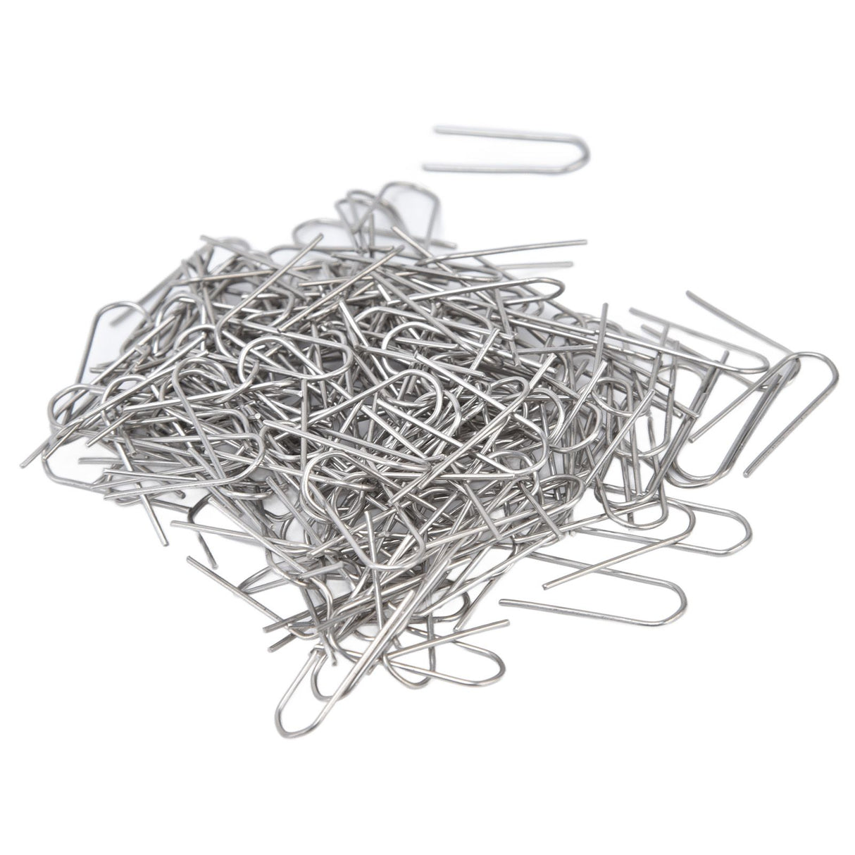 200 Pcs Wire Jump Rings Nickel Chromium Alloy U Shaped Ring Hook for Pendants Ceramic Jewelry Glass Melting