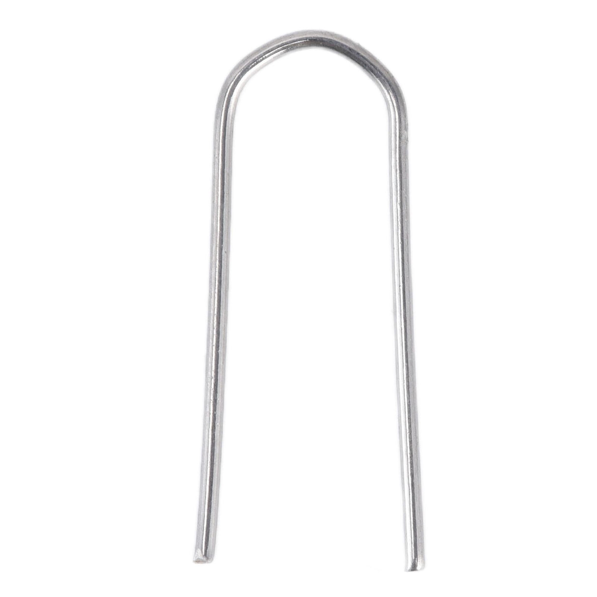 200 Pcs Wire Jump Rings Nickel Chromium Alloy U Shaped Ring Hook for Pendants Ceramic Jewelry Glass Melting