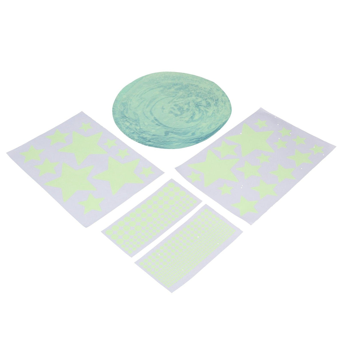 DIY Wall Sticker Glowing Star Luminous Wall Sticker PVC Wall Paper for Kids Bedroom Decoration