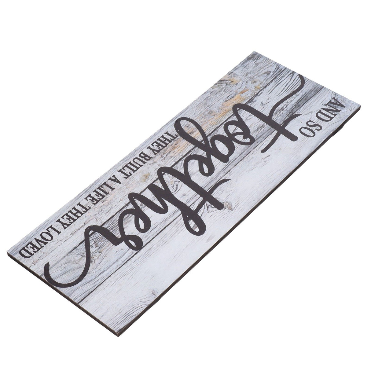 Wooden Wall Sign Together Word Durable Waterproof Odorless Boxwood Lightweight Simple Design Portable Wood Wall Decor