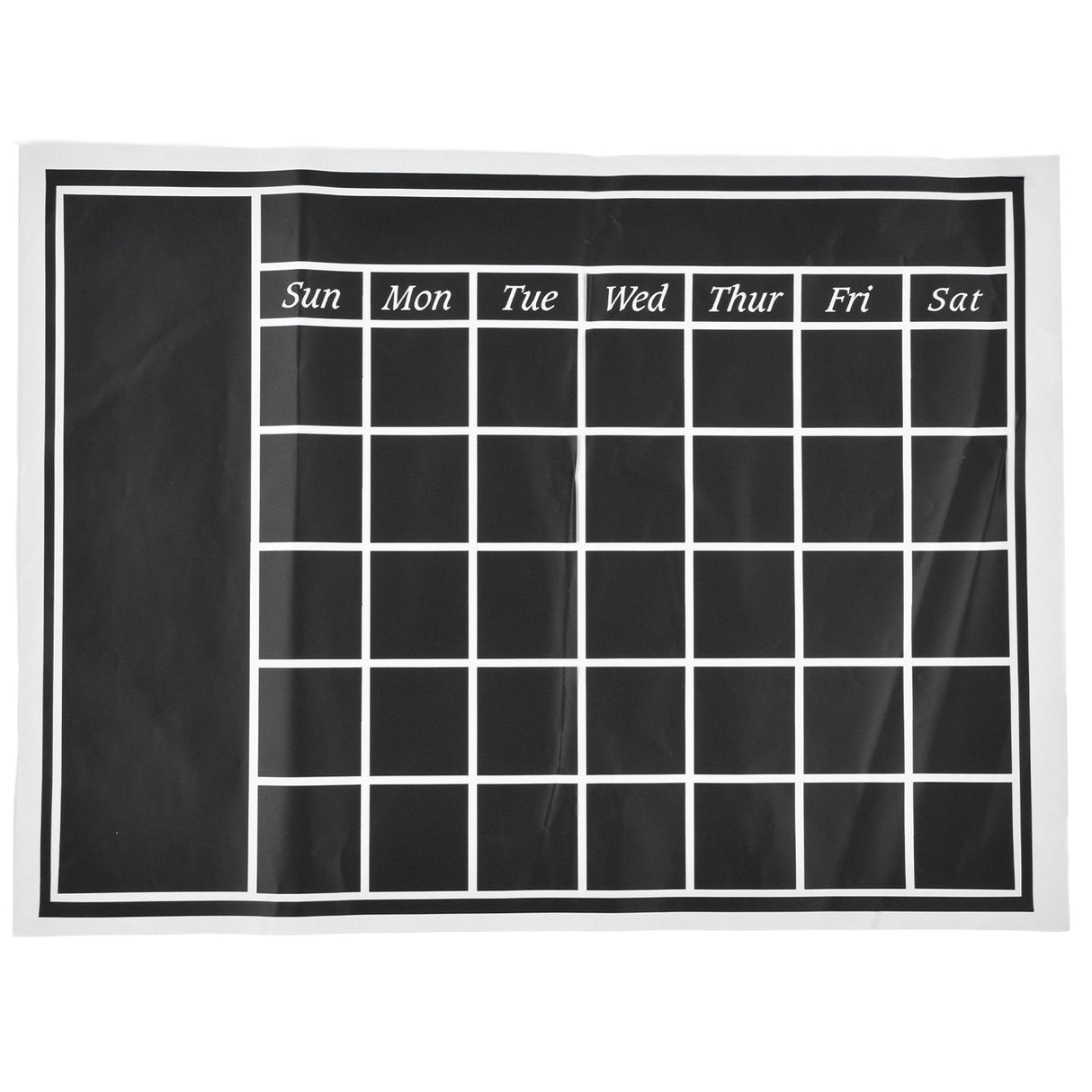 Blackboard Wall Sticker 45x60cm Removable Self Adhesive Waterproof PVC Chalkboard Calendar with Matte Texture for Home
