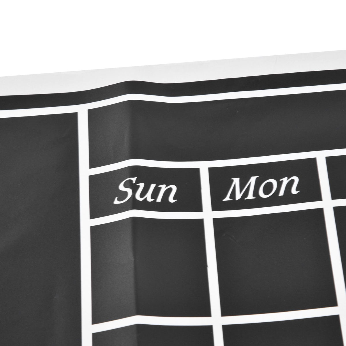 Blackboard Wall Sticker 45x60cm Removable Self Adhesive Waterproof PVC Chalkboard Calendar with Matte Texture for Home