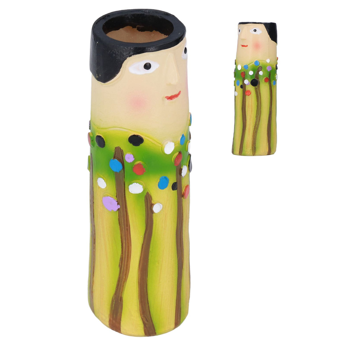 Vase Resin Ornament Exquisite Odorless Handicraft Vase Ornament for Home Offices Living Room02