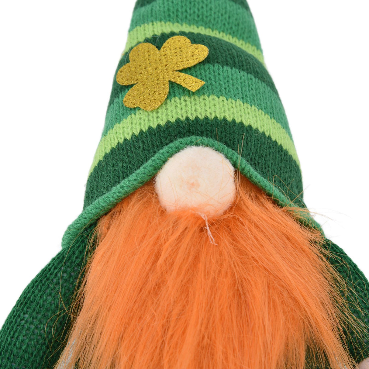 2pcs Gnomes Plush Representing Good Luck Expressing ST Patricks Day Feeling Irish Green Gnome Ornament for DecorationMale Style