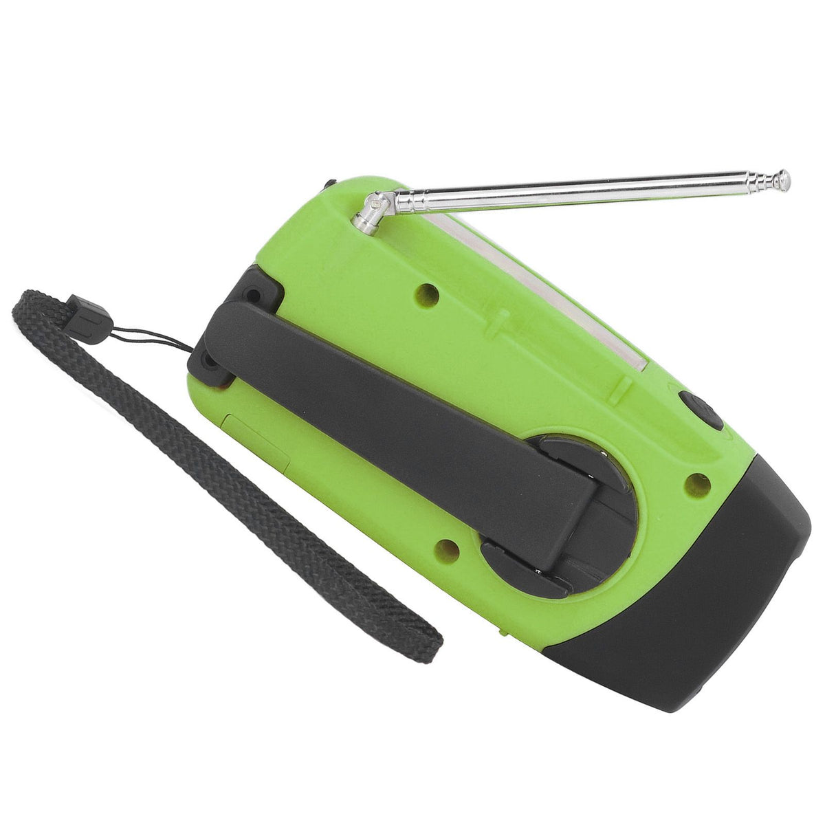 Hand Crank Solar Radio Multifunctional Emergency Radio LED Radio with Flashlight for Outdoor CampingGreen America