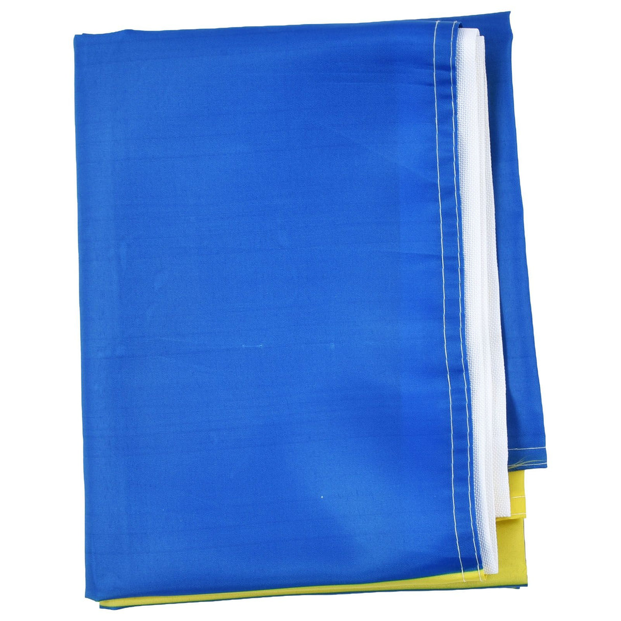 Ukrainian Flag Polyester Pongee Vivid Color UV Fade Resistant Digital Printing Ukraine Flag
