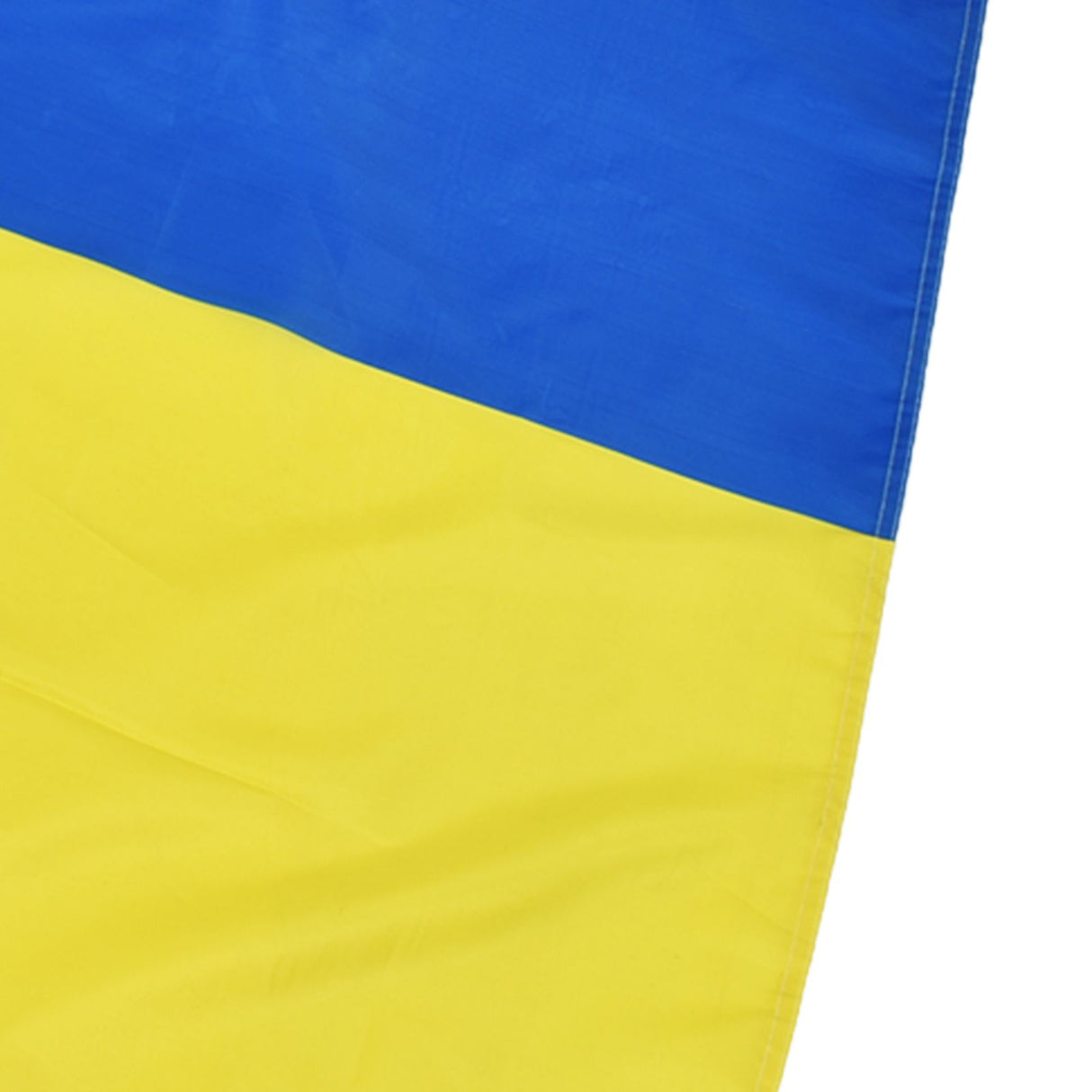 Ukrainian Flag Polyester Pongee Vivid Color UV Fade Resistant Digital Printing Ukraine Flag