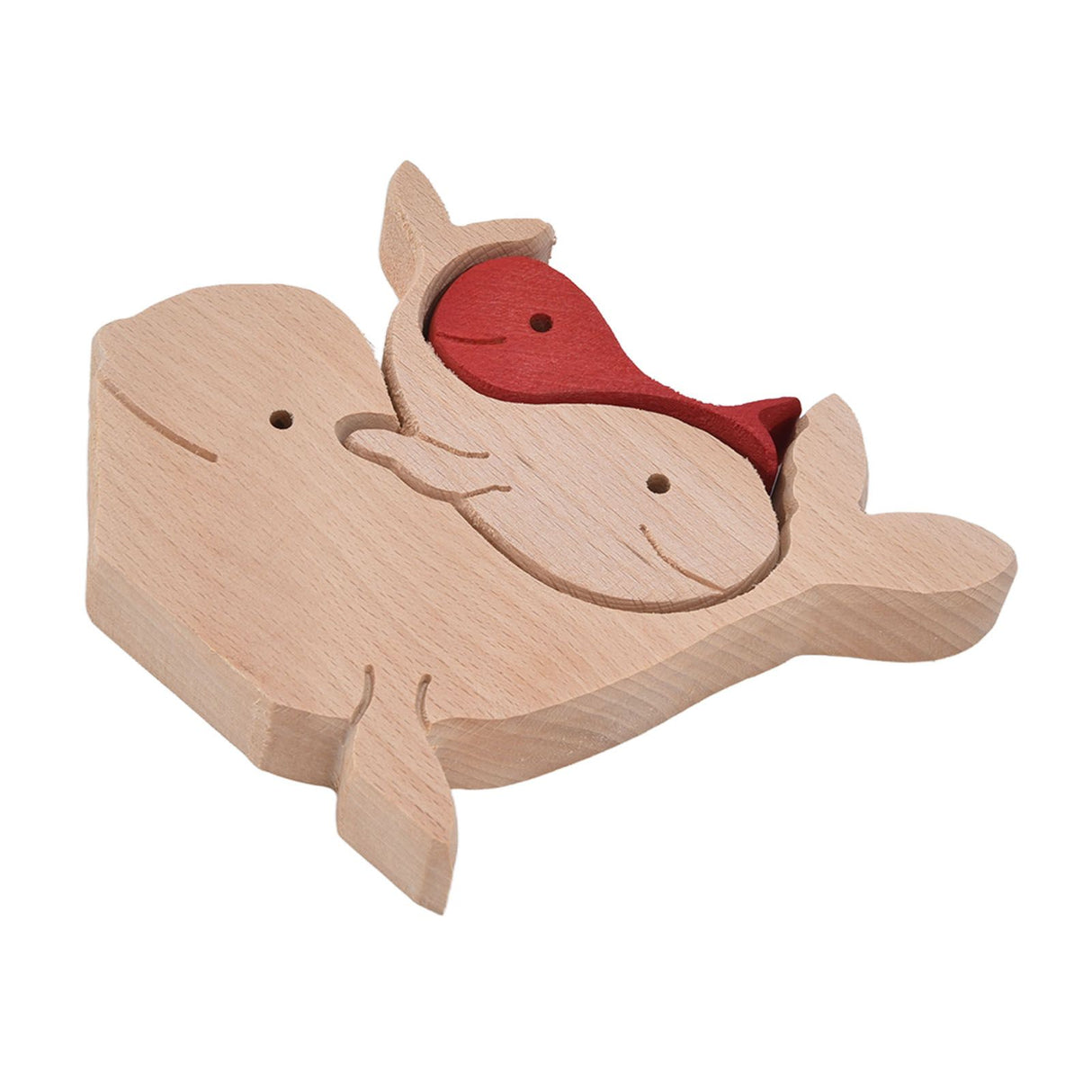 Wooden Animal Ornament Cute Shape Animal Family Handcrafted Mini Wooden Rabbits Statue for Home Decoration Gifts B11 R