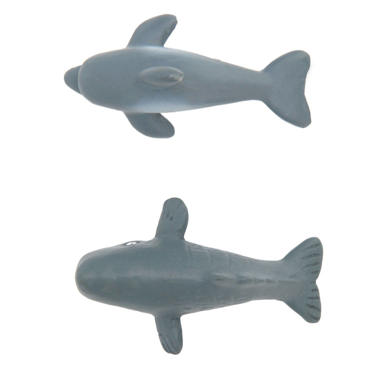 2PCS Whale Ornament Cute Whale Look Modern Style Whale Figurine Resin Ornament for Home Decoration Mini Garden Cake