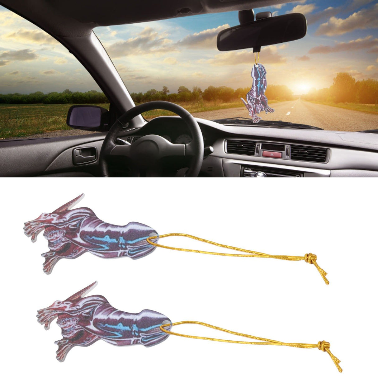Dinosaur Pendant Acrylic Dinosaur Charm Home Decoration with Lanyard for Car Dinosaurs Themed Party 2