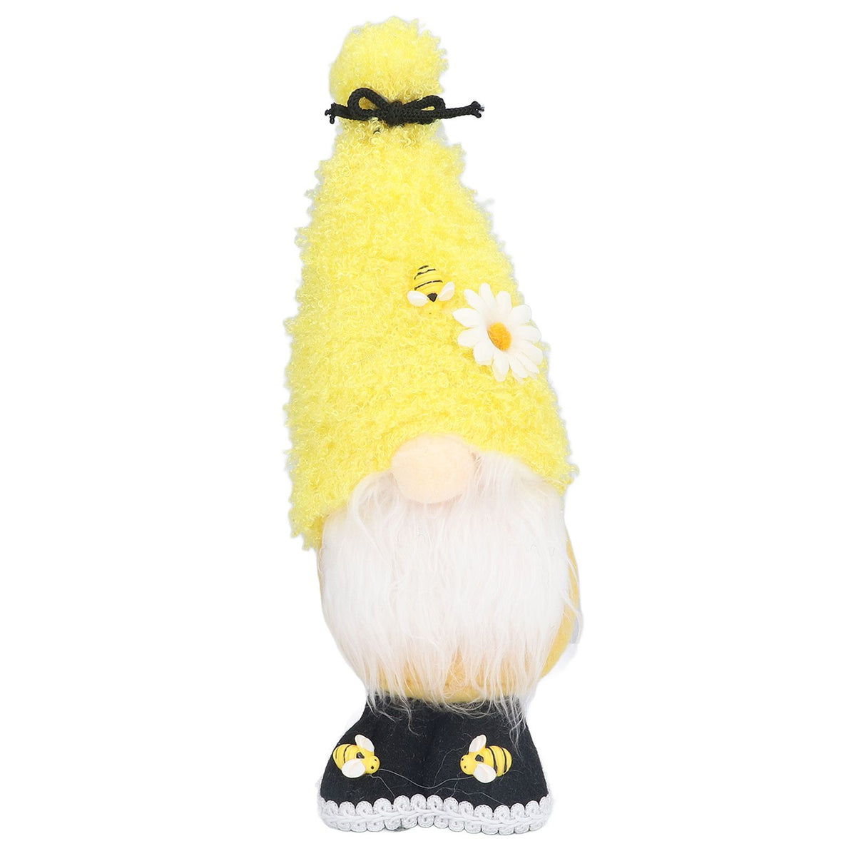 Faceless Doll Delicate Cute Mascot Plush Gnome with Yellow Sunflower Flower Gnome Doll for Easter Wedding Birthday Yellow