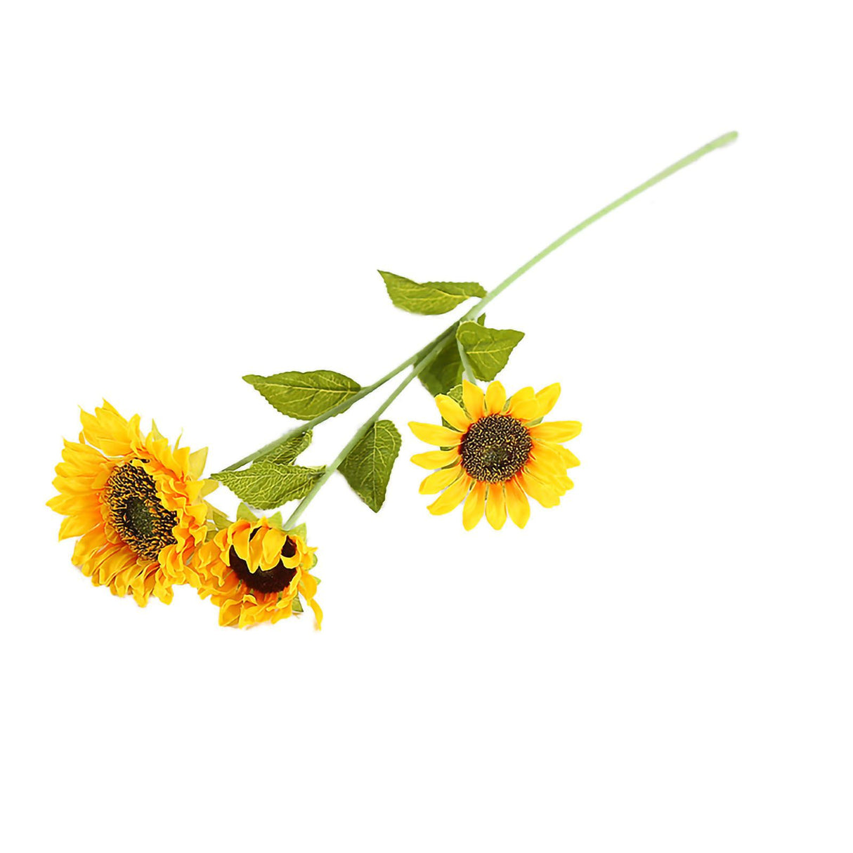 Artificial Sunflower Simulation Flower Silk Cloth for Home Living Room Decoration Wedding Bouquet Prop 7 Branch