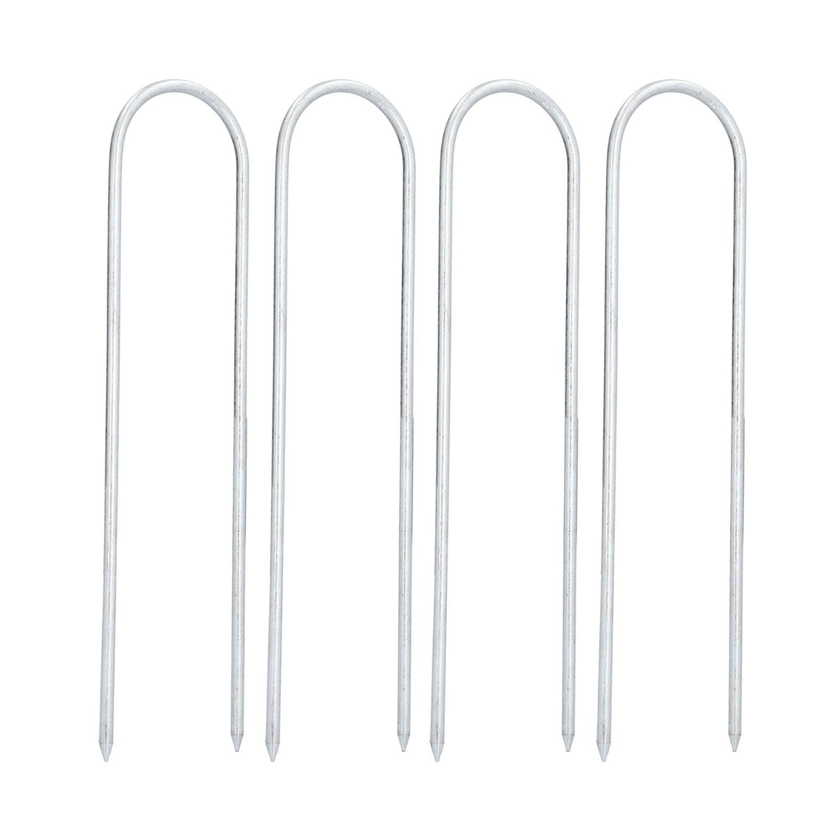 Garden Staples Galvanized U Shaped Garden Fencing Peg for Greenhouses Lawns Gardens