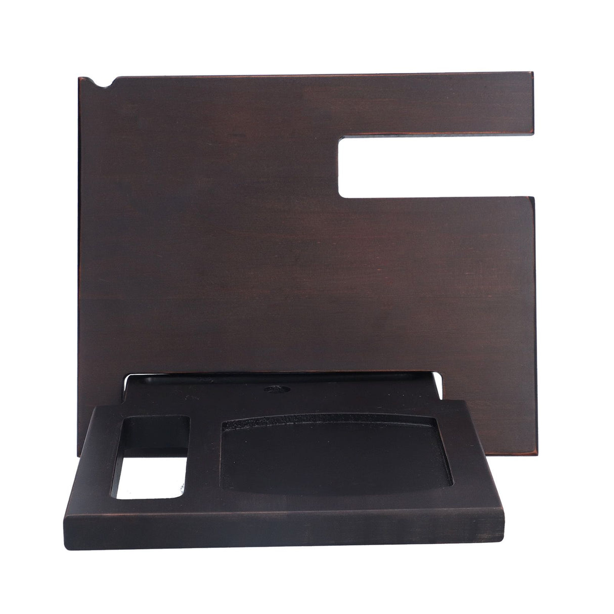 Wooden Mobile Phone Base Multifunctional Keychain Holder Storage Rack for Home Office
