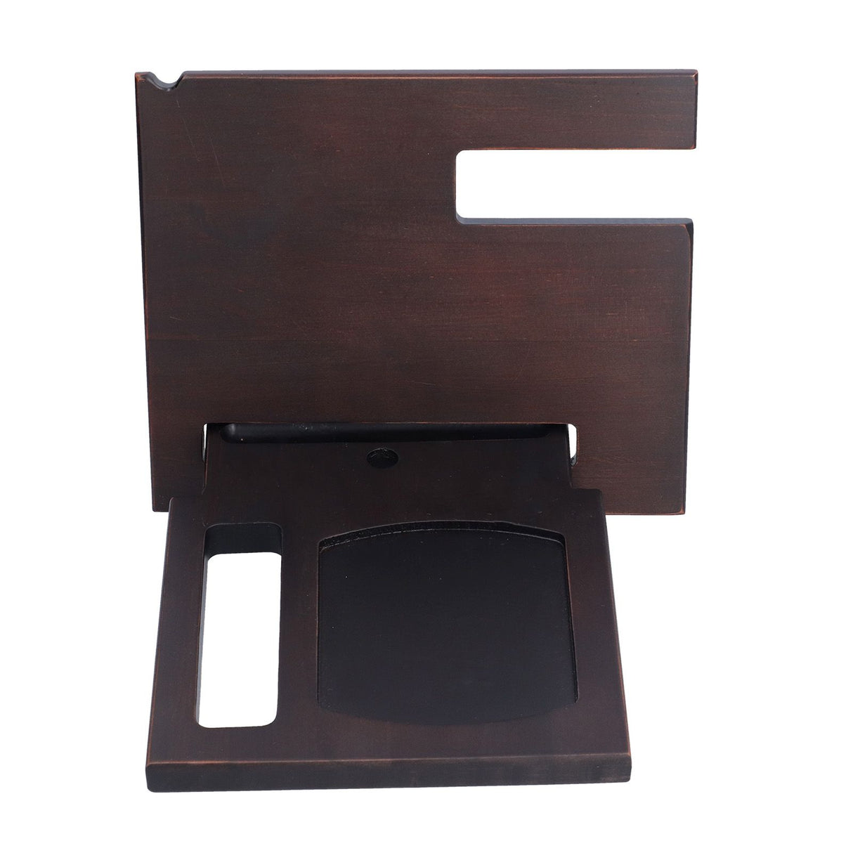 Wooden Mobile Phone Base Multifunctional Keychain Holder Storage Rack for Home Office