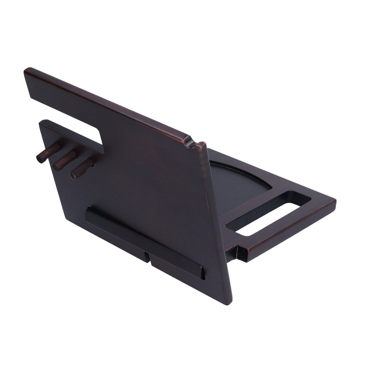 Wooden Mobile Phone Base Multifunctional Keychain Holder Storage Rack for Home Office