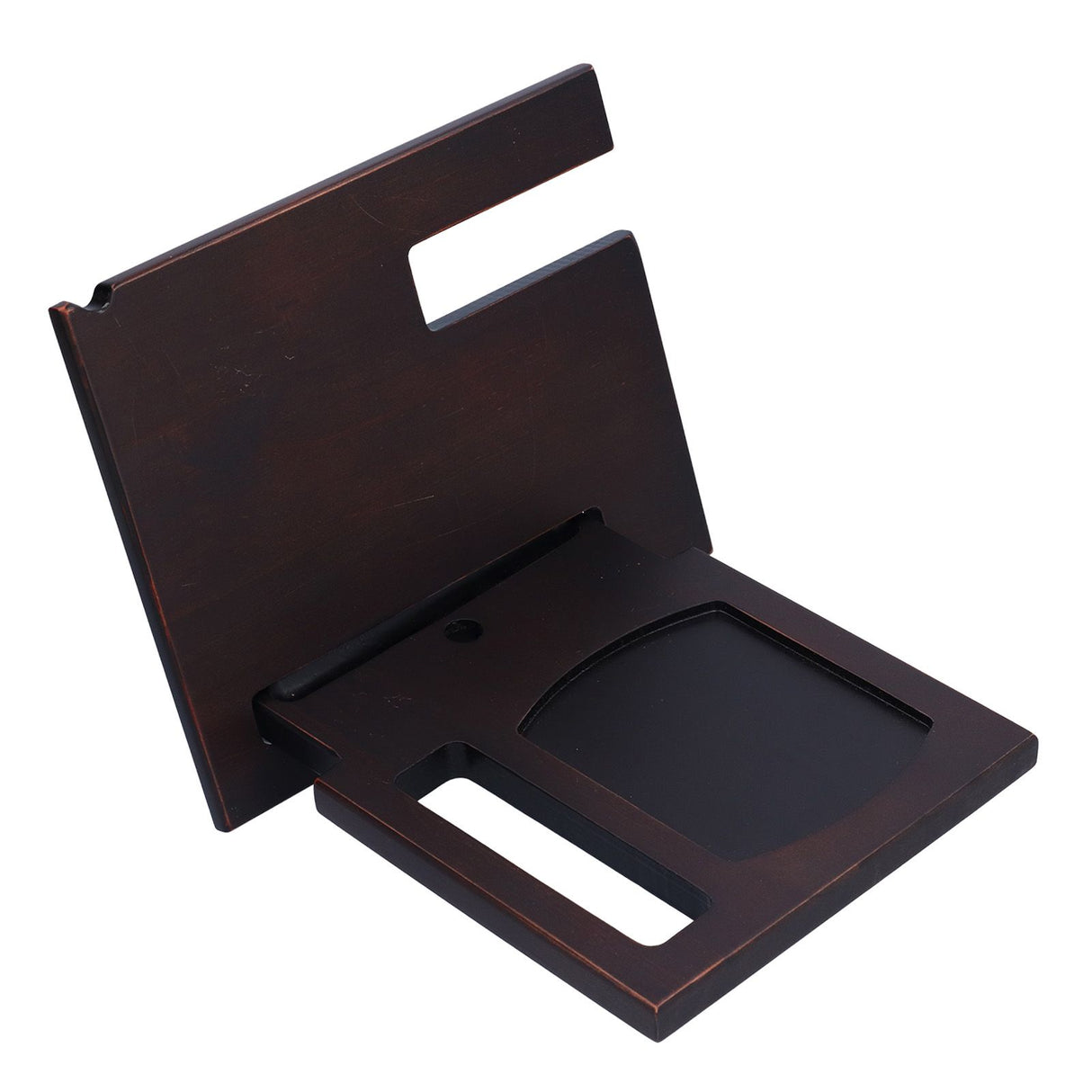 Wooden Mobile Phone Base Multifunctional Keychain Holder Storage Rack for Home Office