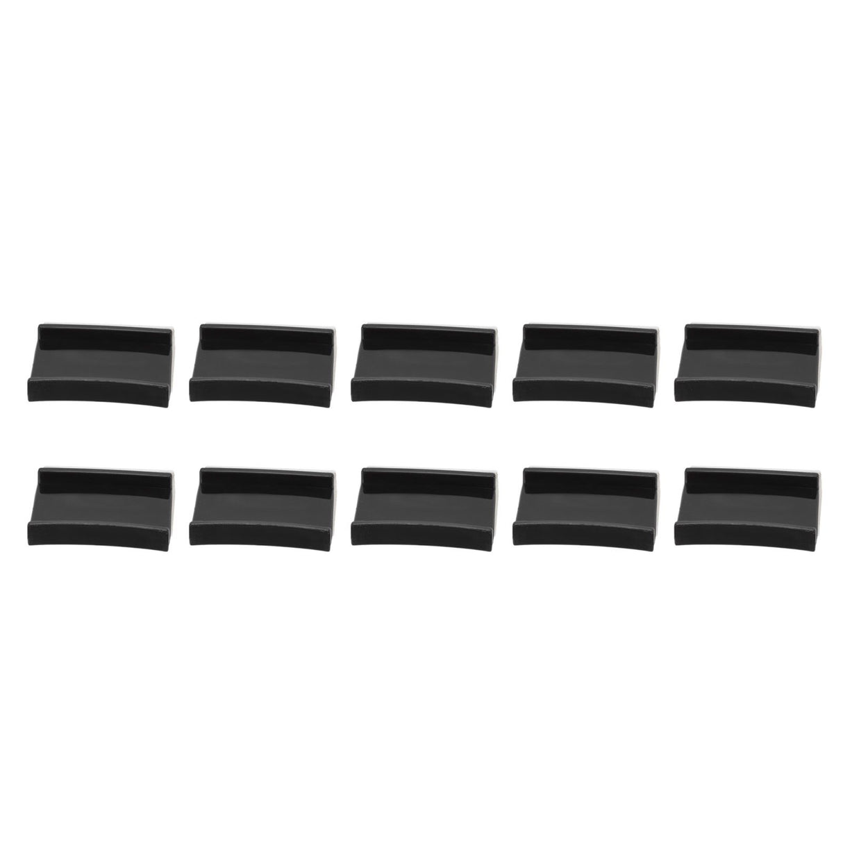 10 Pcs Hat Hooks Modern Minimalist Lossless Strong Acrylic Adhesive Hat Hangers for Home Wall Black