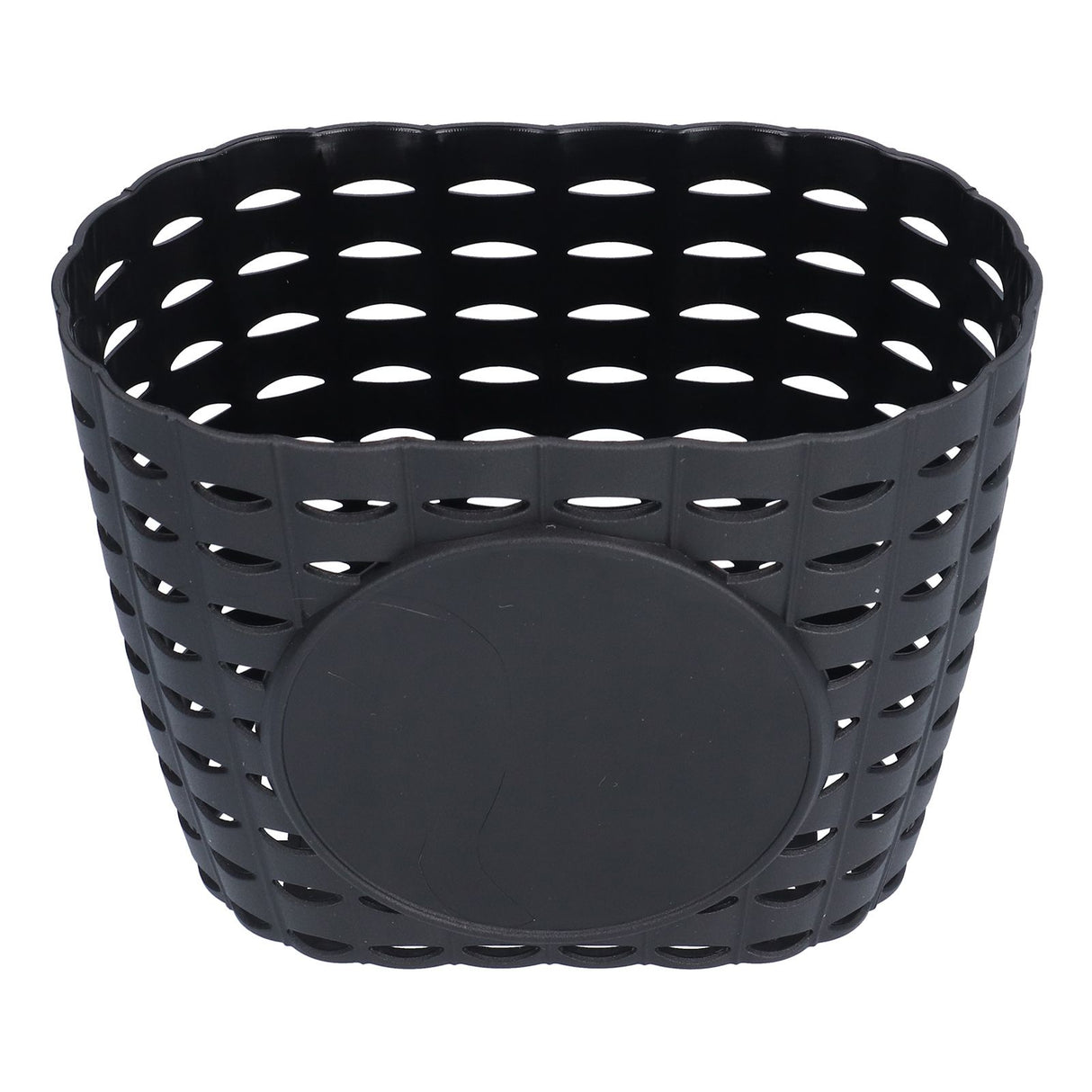 Children Bike Basket Thickened Plastic Wear Resistant and Durable Children's Bicycle Stroller Shopping Hanging BasketBlack
