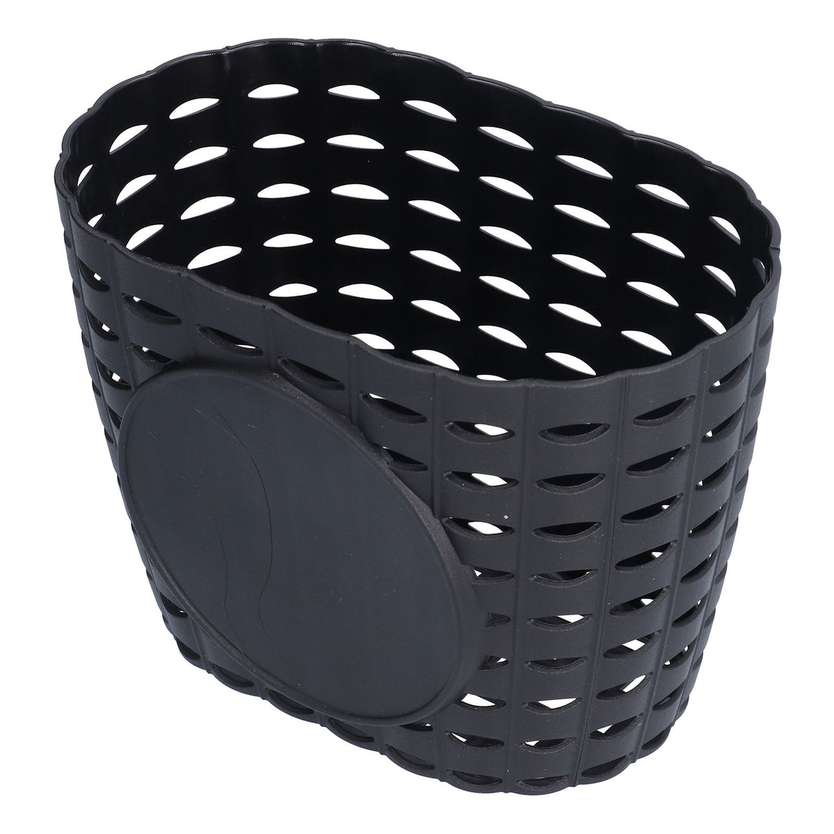 Children Bike Basket Thickened Plastic Wear Resistant and Durable Children's Bicycle Stroller Shopping Hanging BasketBlack
