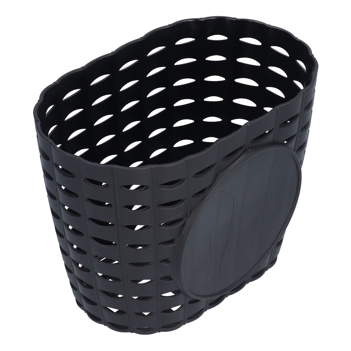 Children Bike Basket Thickened Plastic Wear Resistant and Durable Children's Bicycle Stroller Shopping Hanging BasketBlack