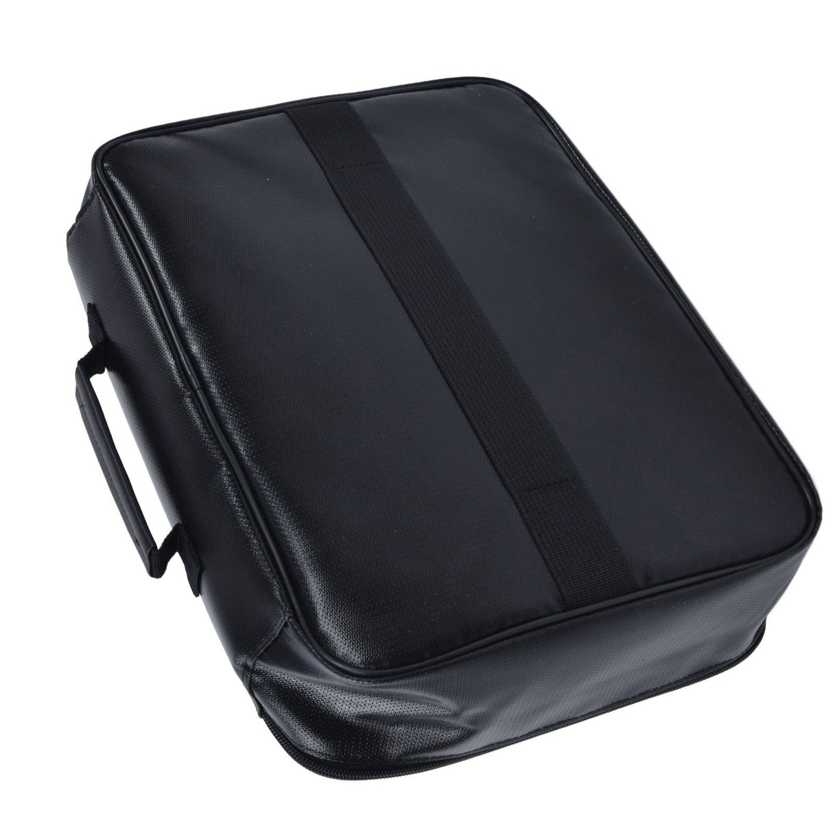 Fireproof Document Bag Pouch Portable File Safe Organizer Large Capacity Storage Box Case with LockBlack