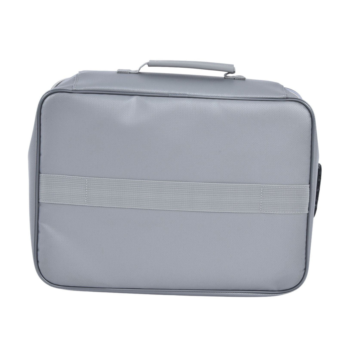 Fireproof Document Bag Pouch Portable File Safe Organizer Large Capacity Storage Box Case with LockSilver
