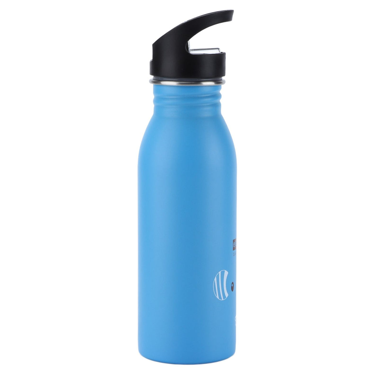 Stainless Steel Sport Water Bottle 500ml Cute Vacuum Insulated Water Bottle with Sucking Mouth for Outdoor SportsBlue Elephant