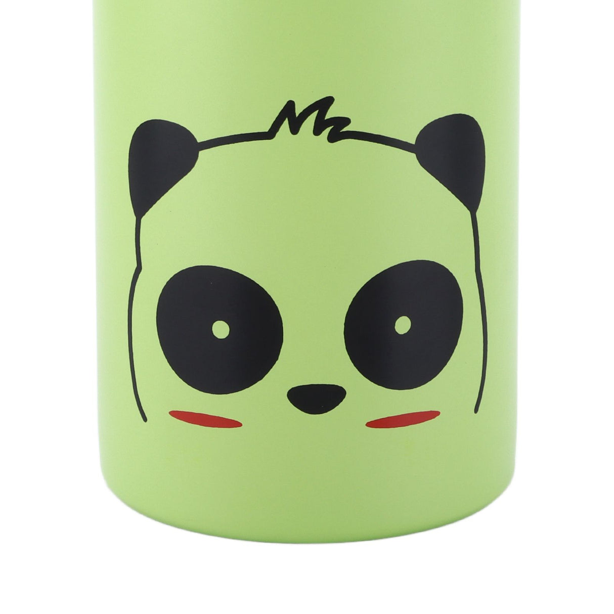 Stainless Steel Sport Water Bottle 500ml Cute Vacuum Insulated Water Bottle with Sucking Mouth for Outdoor SportsGreen Panda