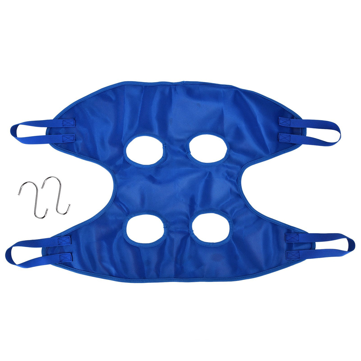 Dog Grooming Sling Multifunctional Pet Grooming Hammock Helper for Bathing Washing Grooming and Trimming NailBlue S