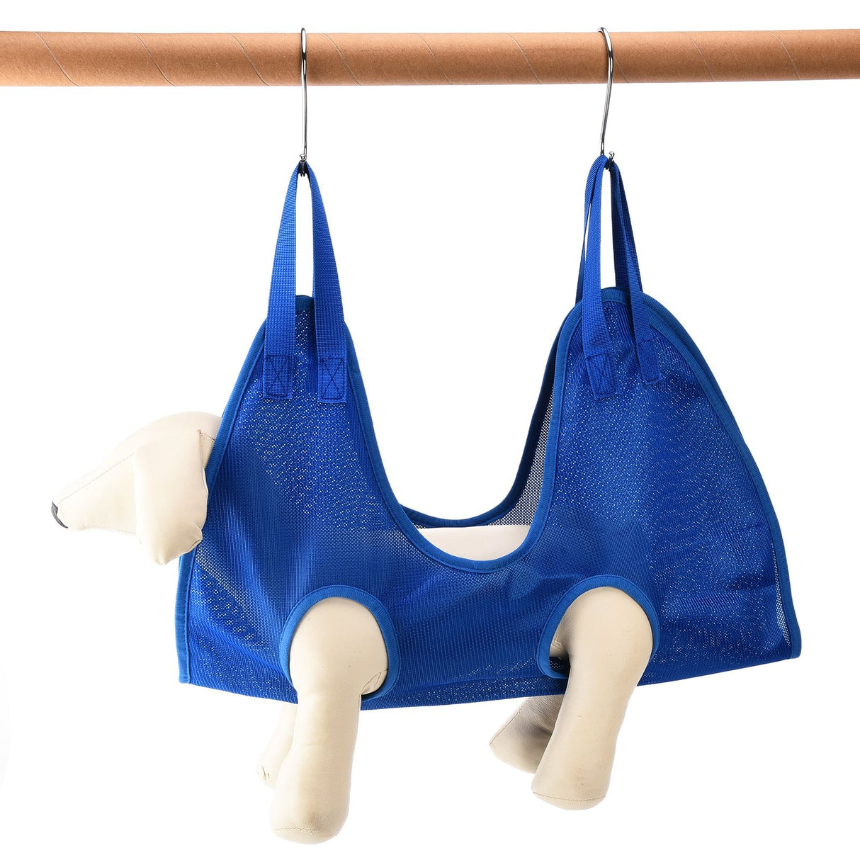 Dog Grooming Sling Multifunctional Pet Grooming Hammock Helper for Bathing Washing Grooming and Trimming NailBlue S