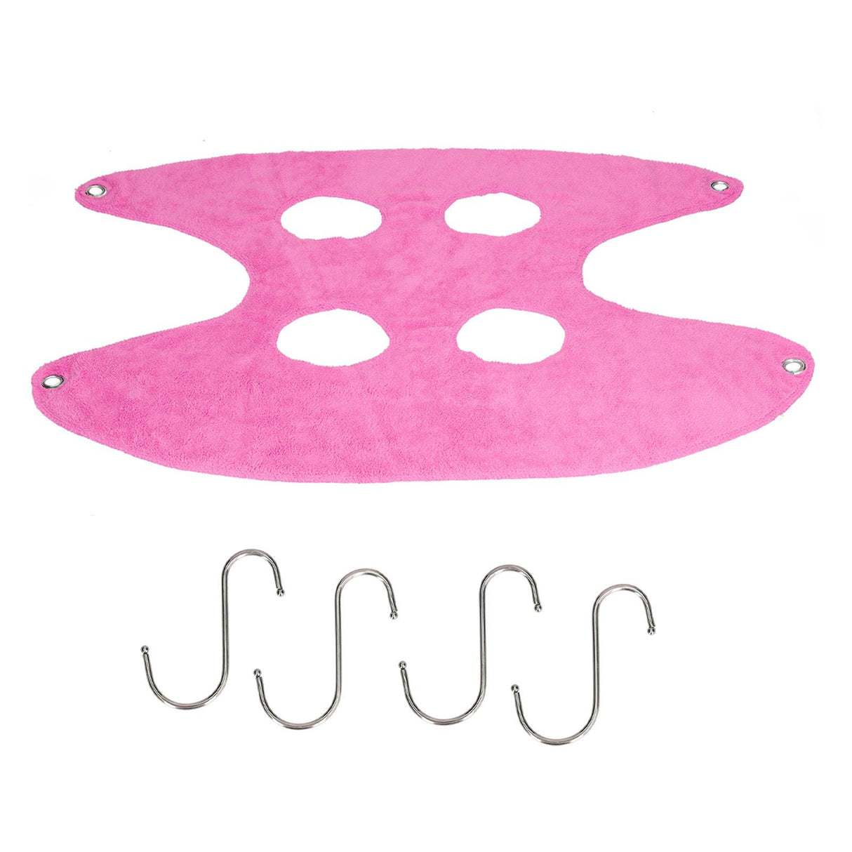 Pet Grooming Sling Dog Grooming Sling Hammock Helper for Bathing Washing Nail ClippingM Rose Red
