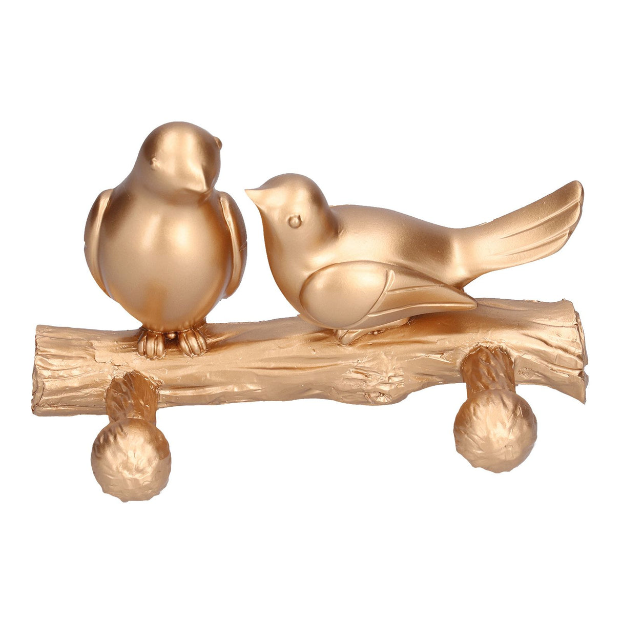 Coat Hook Resin Bird Key Hanger Wall Mounted Hat Towel Bag Hanger for Home Living Room KitchenGold