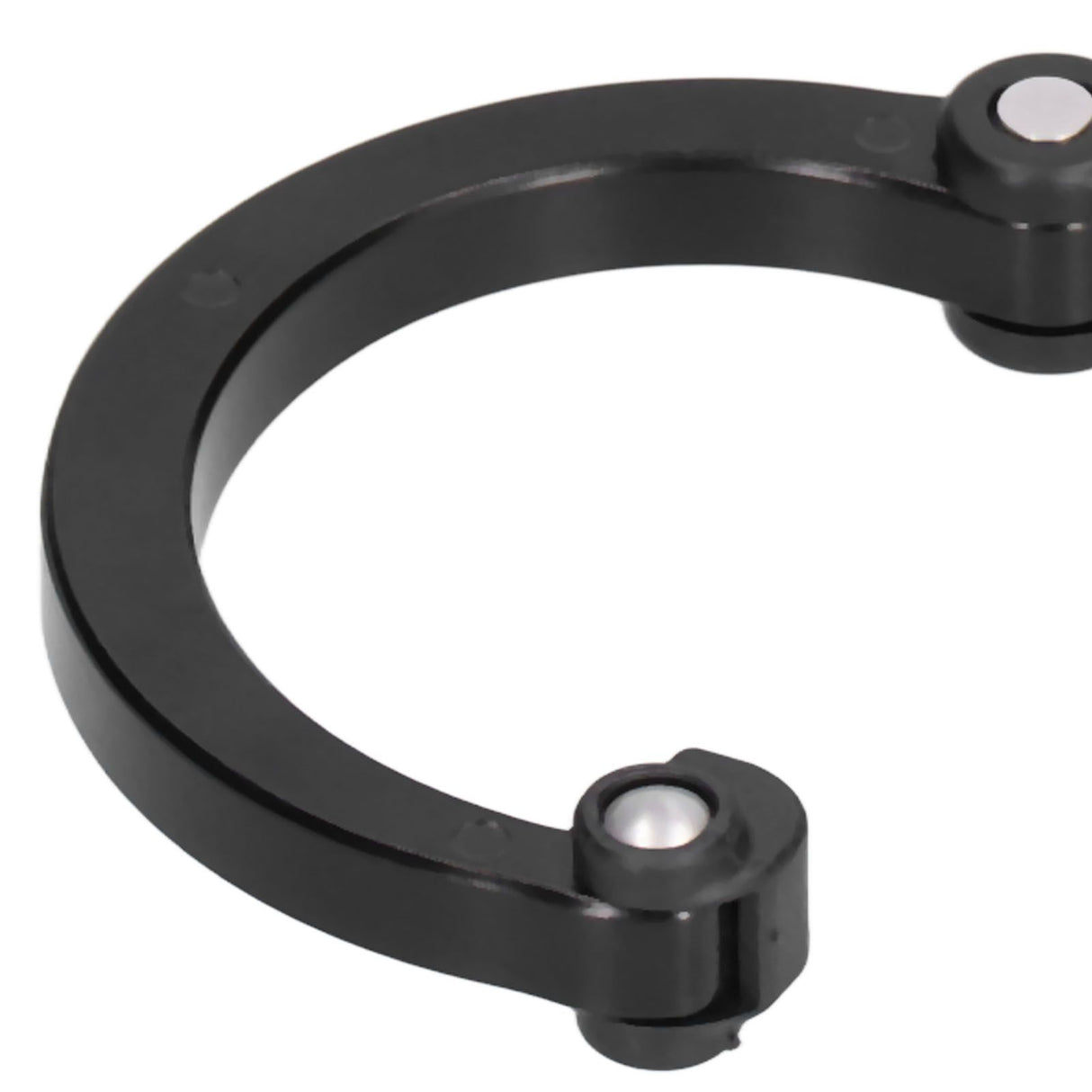 Climbing Carabiner D Type Carabiner Hook Aluminium Alloy Hanging Carabiner Clip for OutdoorBlack