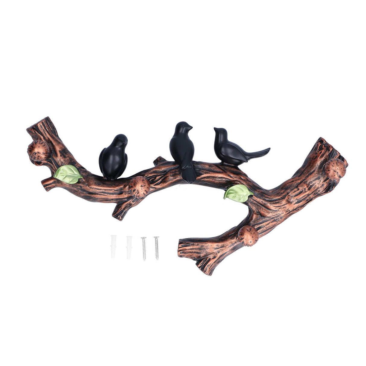 Wall Decoration Hooks Punch Free Innovative Art Waterproof Resin Bird Decoration Hook for Bedroom Living Room Kitchen38cm