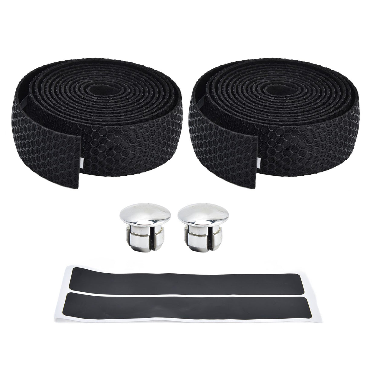 Handlebar Tape Quick Dry Anti Slip Tape Synthetic Sponge Bicycle Cycling Wrap Tape for Outdoor ExerciseBlack