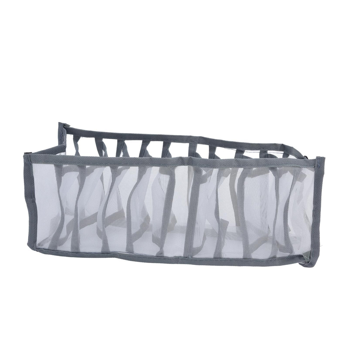 Underwear Organizer Mesh Foldable Breathable Multi Cells Socks Storage Box for Bras Panties11 Cells