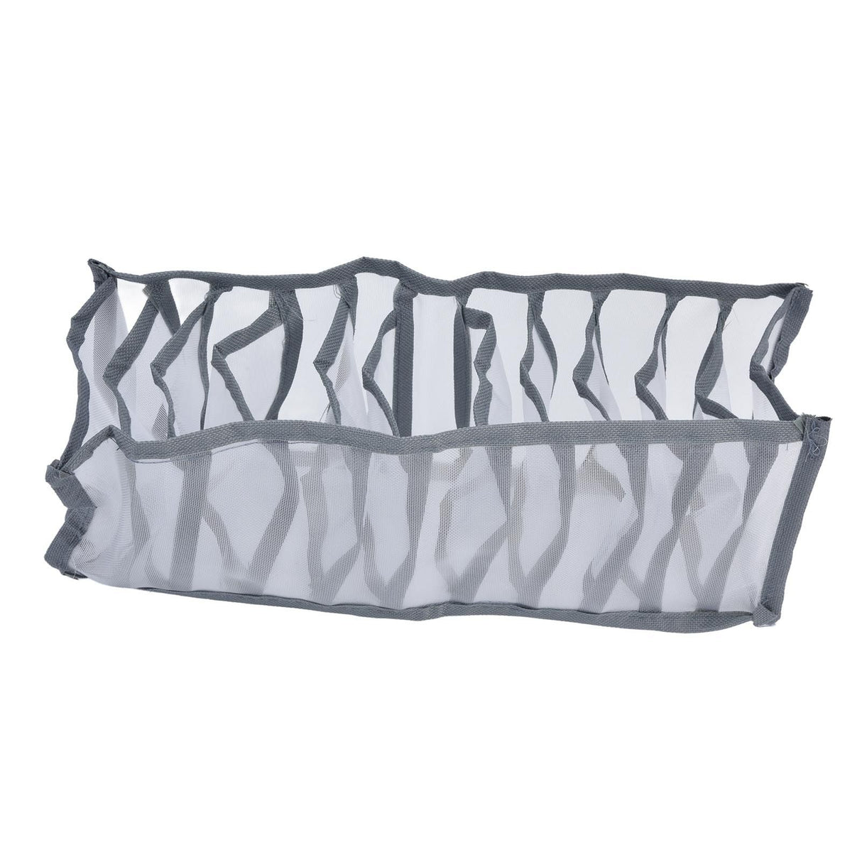 Underwear Organizer Mesh Foldable Breathable Multi Cells Socks Storage Box for Bras Panties11 Cells
