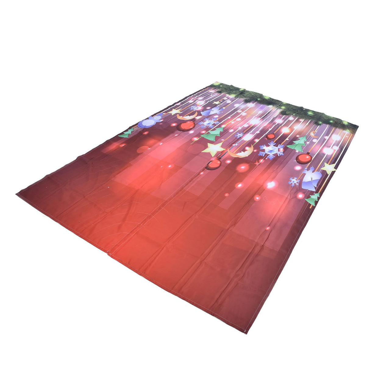 Christmas Curtains Personality Creativity 3D Digital Printing Blackout Waterproof Curtains150x166cm / 59.1x65.4in