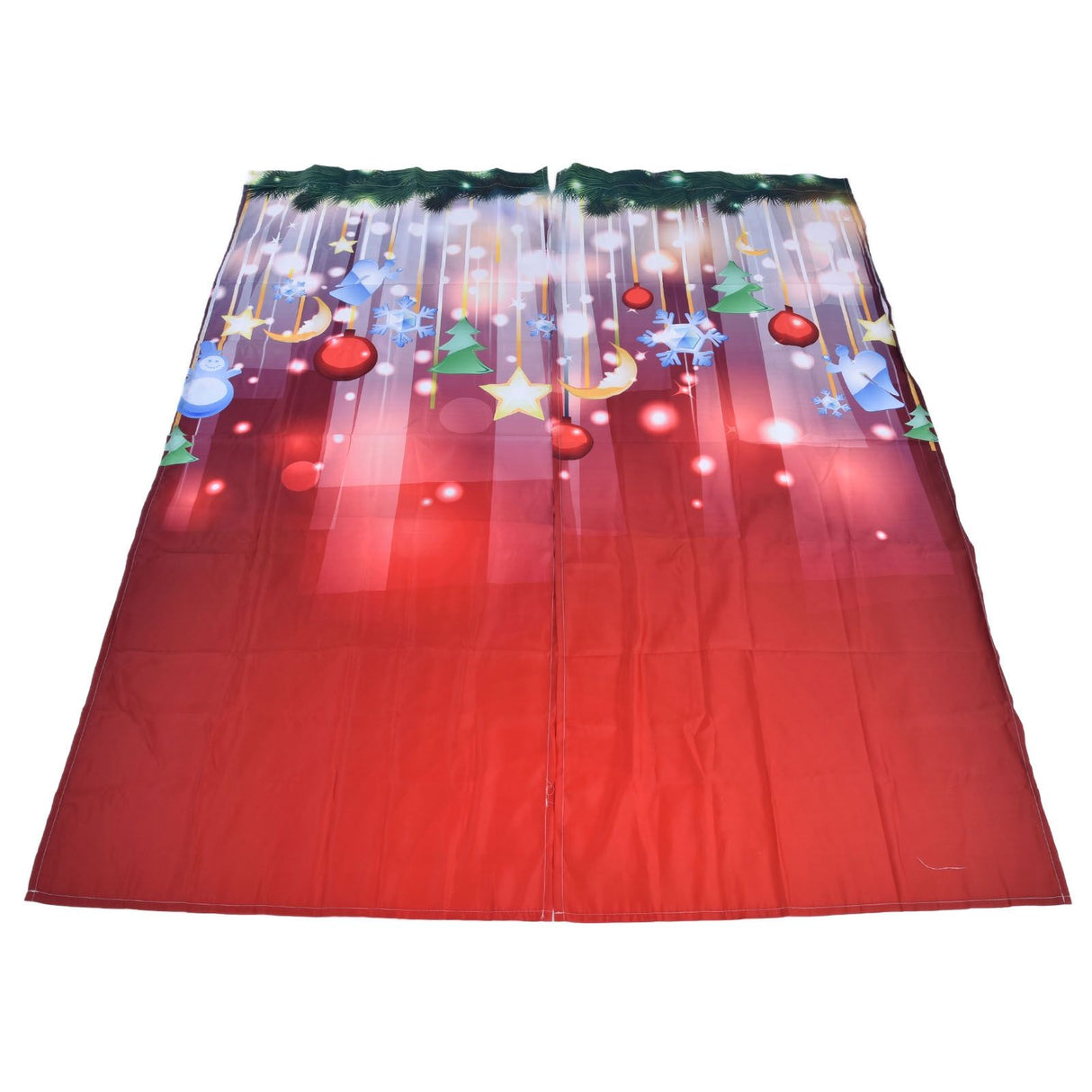 3D Digital Printing Christmas Curtain Individuality Creativity Blackout Curtain for Christmas Decoration170x 200cm