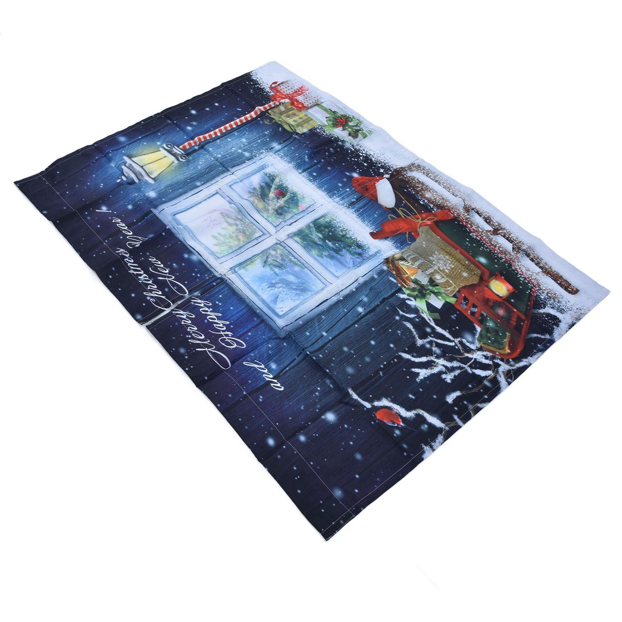 Christmas Style Curtain Personalized 3D Digital Printing Blackout Curtains Waterproof Cloth Shower Curtains150x166cm