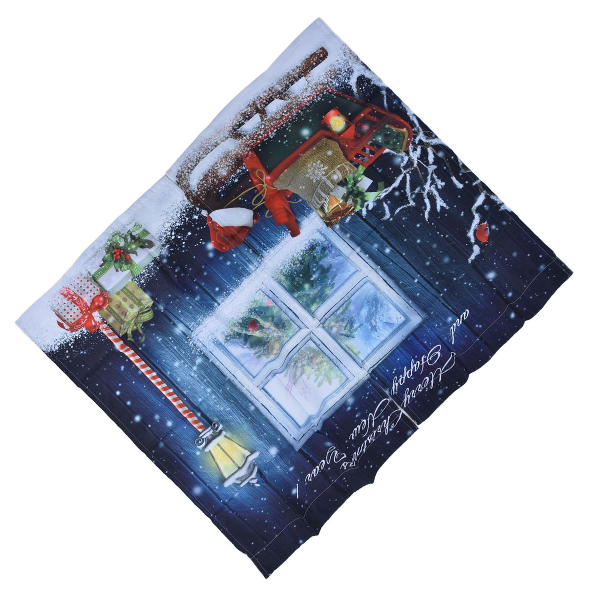 Christmas Style Curtain Personalized 3D Digital Printing Blackout Curtains Waterproof Cloth Shower Curtains170x200cm