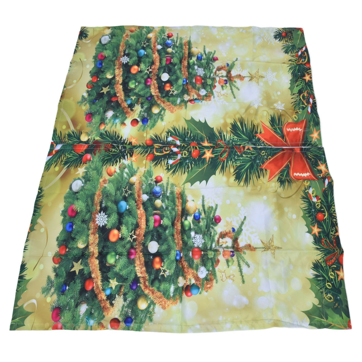 Blackout Curtains 3D Printing Waterproof Fashionable Decorative Cloth Christmas Curtain for Porch Bedroom150x166cm