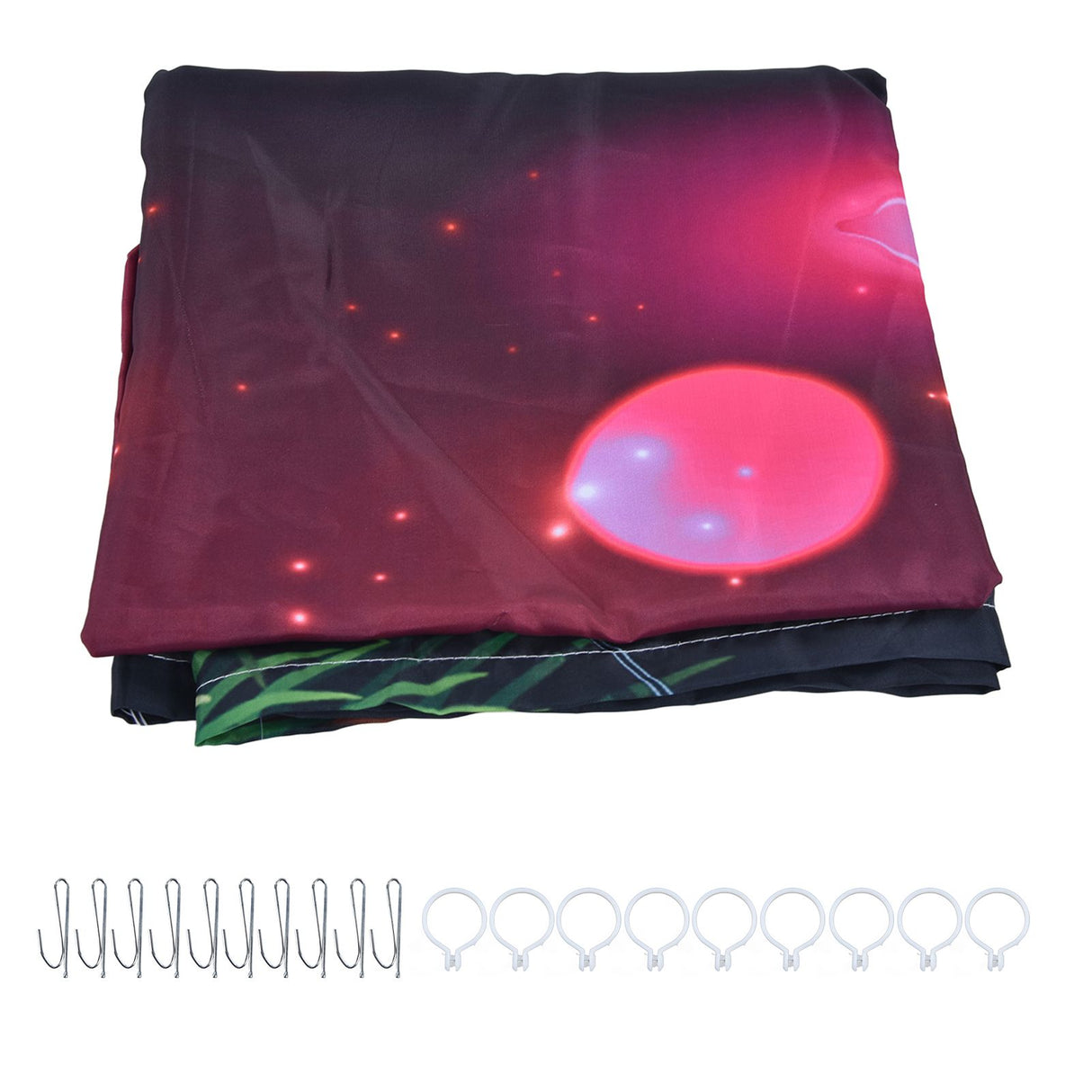 3D Digital Printing Curtains Personalized Christmas Printing 90g Waterproof Cloth Blackout Curtains170x200cm